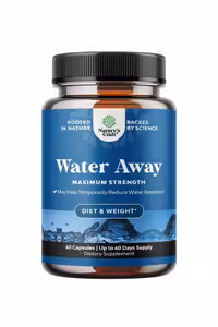 کپسول گیاهی water away (ادرارآور) Natures Craft - بسته 60 عددی