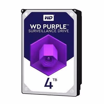 هارد دیسک اینترنال وسترن دیجیتال مدل Purple ظرفیت 4 ترابایت با گارانتی اصلی