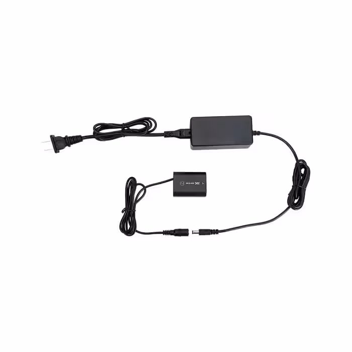 آداپتور برق AC و کیت کوپلر باتری جی جی سی مدل DCD-NPFZ100CN