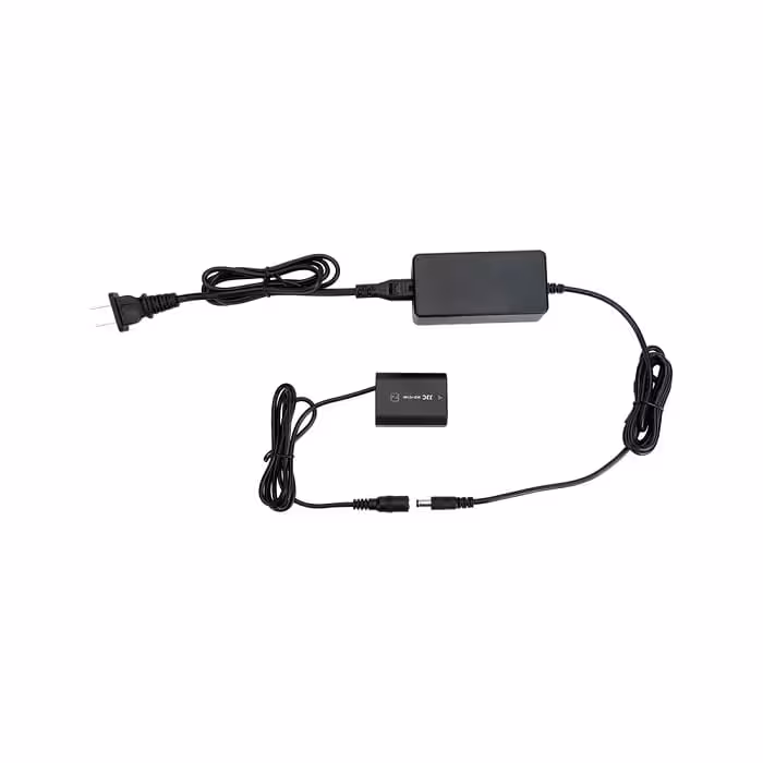 آداپتور برق AC و کیت کوپلر باتری جی جی سی مدل DCD-NPFZ100CN