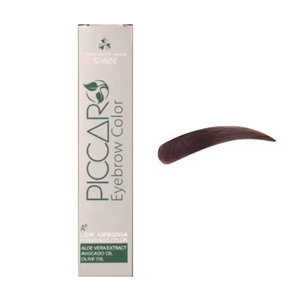 رنگ ابرو پیکارو شماره 4 حجم 15 میلی لیتر رنگ قهوه ای روشن