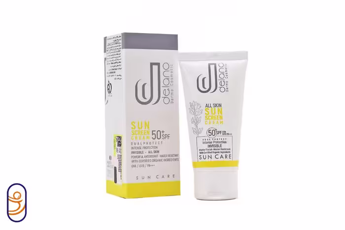 کرم ضد آفتاب ساده SPF 50 دلانو