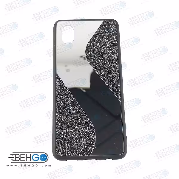 قاب گوشی A01 Core قاب فانتزی سامسونگ A01 Core گارد اکلیلی آینه ای مناسب New Mirror glitter case For Samsung Galaxy A01 Core