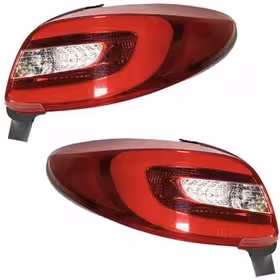 ارسال فوری ضمانت اصل بودن کالا جفت چراغ خطر عقب کامل جدید 207با لامپ و LED مدرن