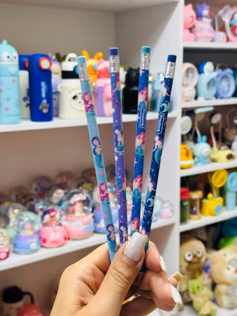 مداد فانتزی پاکن دار طرح پری دریایی