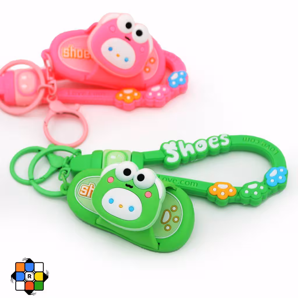 جاکلیدی دمپایی طرح قورباغه