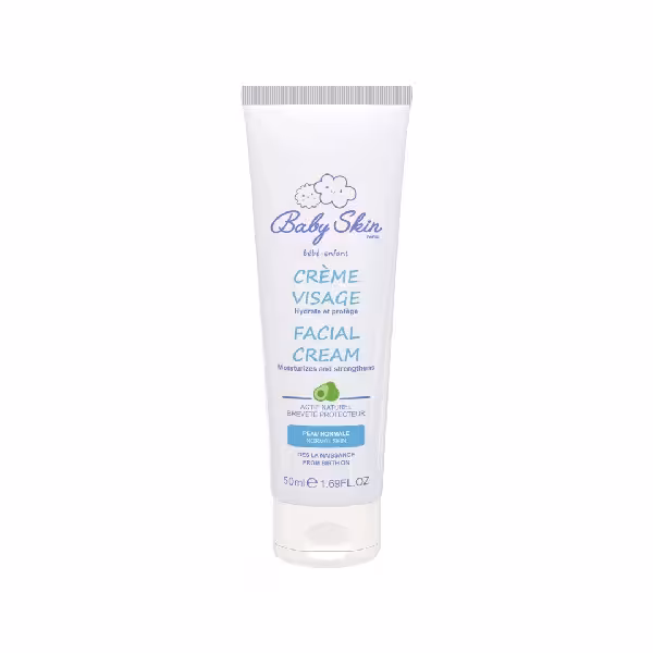 کرم مرطوب کننده صورت کودک بیبی اسکین مدل VISAGE حجم 50 میلی لیتر