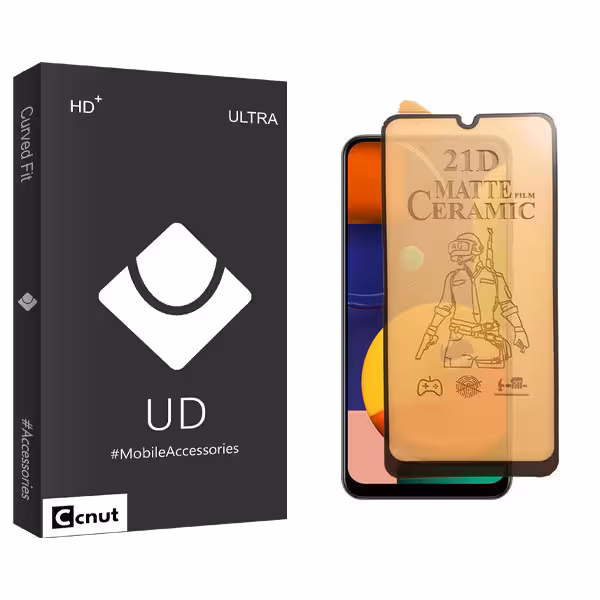 محافظ صفحه نمایش سرامیکی مات کوکونات مدل UD Black مناسب برای گوشی موبایل سامسونگ Galaxy A32 4G / Galaxy A22 4G / Galaxy A31 / Galaxy M31 / Galaxy A20 | کالا برتری