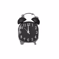 ساعت دو زنگه مربع پاستلی 3049