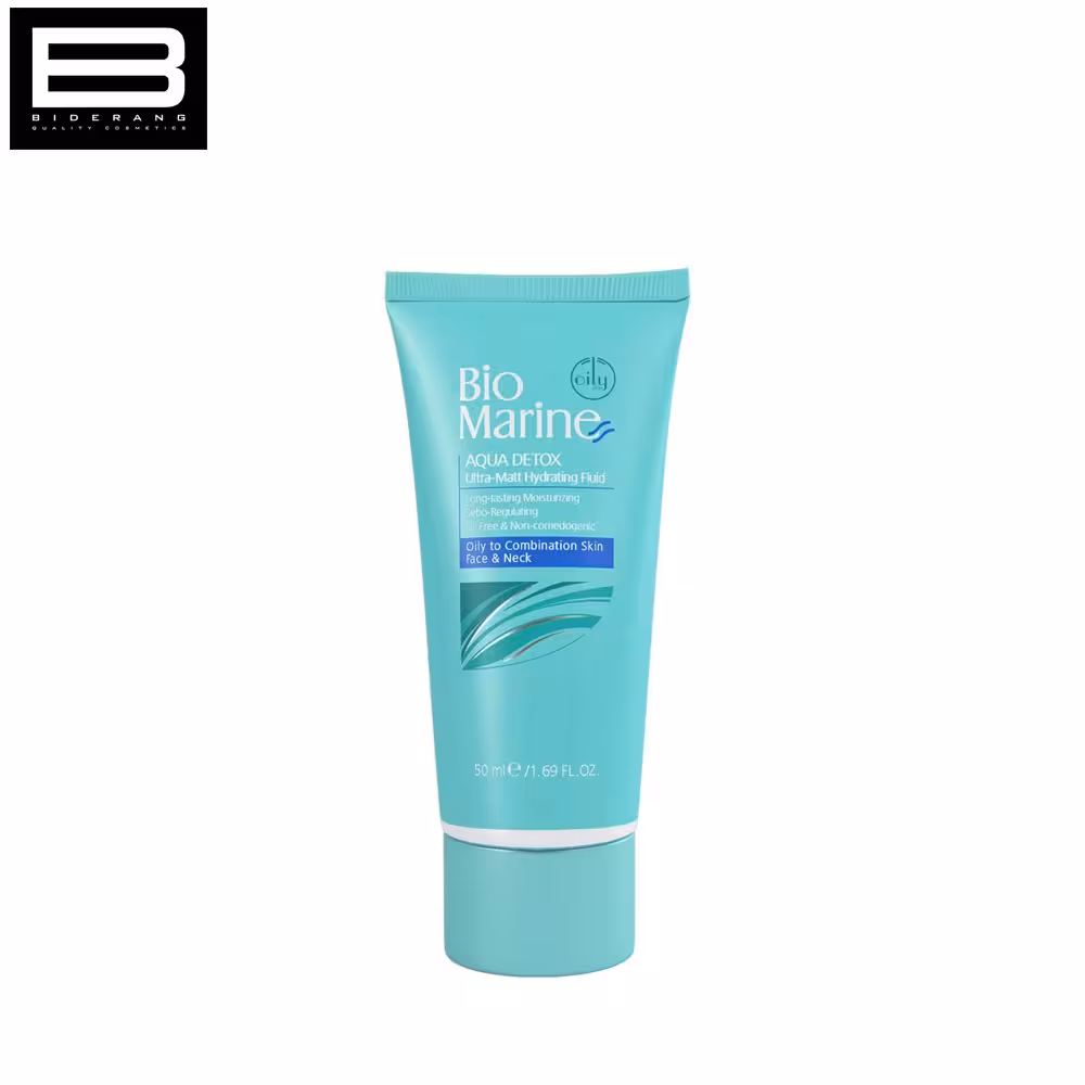 فلوئید رطوبت رسان و مات کننده پوست بایومارین مدل Aqua Detox حجم 50ml