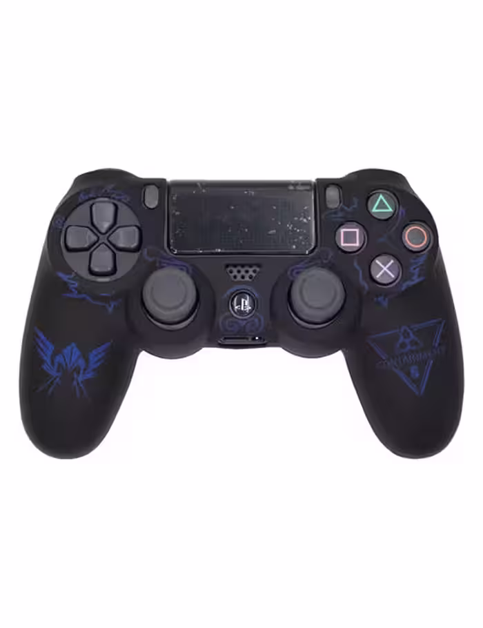 روکش محافظ دسته PS4 لیزری مشکی آبی طرح تام کلنسی کد B