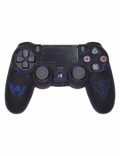 روکش محافظ دسته PS4 لیزری مشکی آبی طرح تام کلنسی کد B
