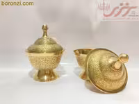 قندان طاووس نیم پایه کوچک