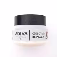 ماسک مو داخل حمام آگیوا حاوی پروتئین شیر 350 میل مدل Agiva Milk Protein