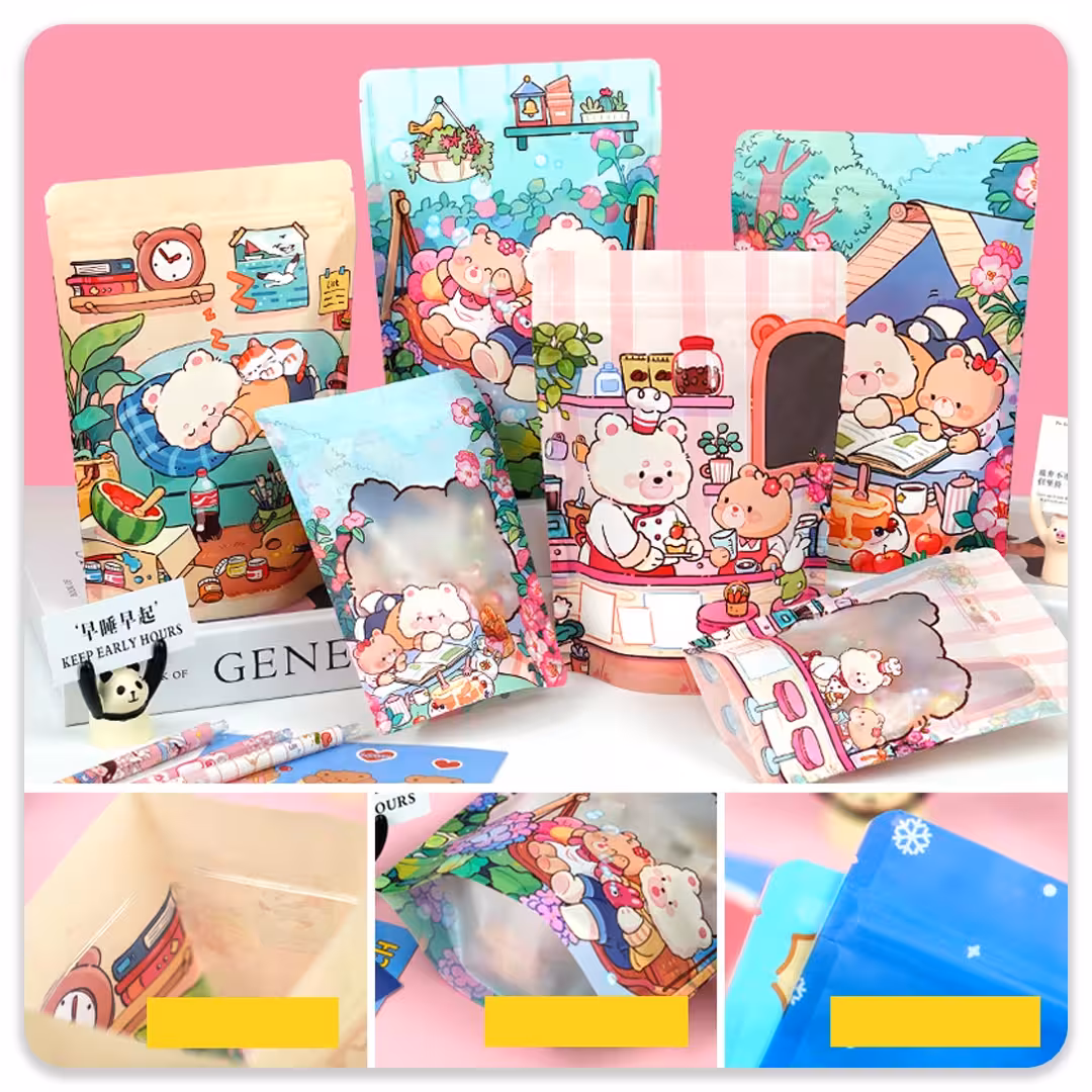 زیپ کیپ دسته دار خرسی و دوستان