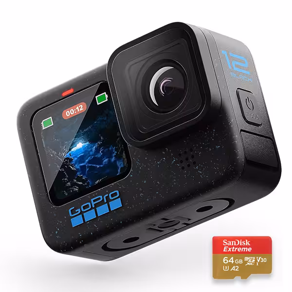 دوربین GoPro مدل HERO12 Black به همراه رم 64 گیگابایت