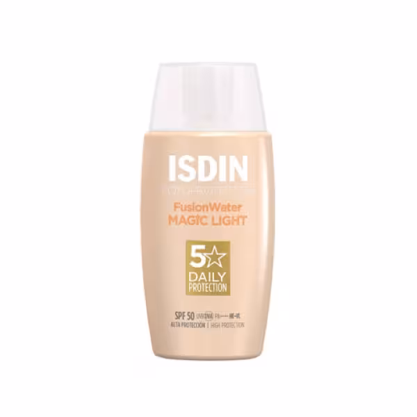 ضد آفتاب مجیک فیوژن واتر ایزدین لایت اصلی 50 میل – ISDIN Fotoprotector Fusion Water MAGIC Light SPF 50