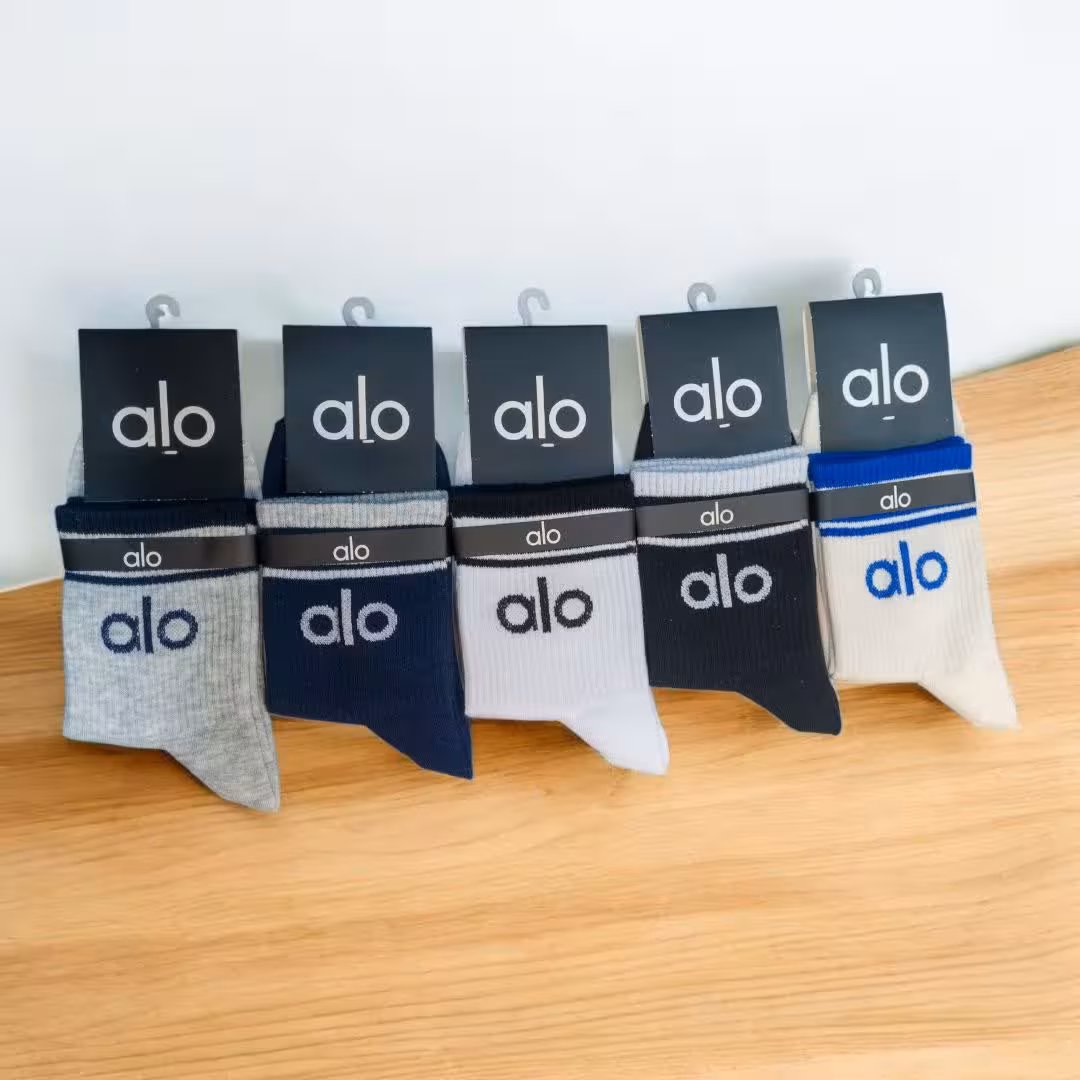 جوراب نیم ساق کش انگلیسی پنبه ALO