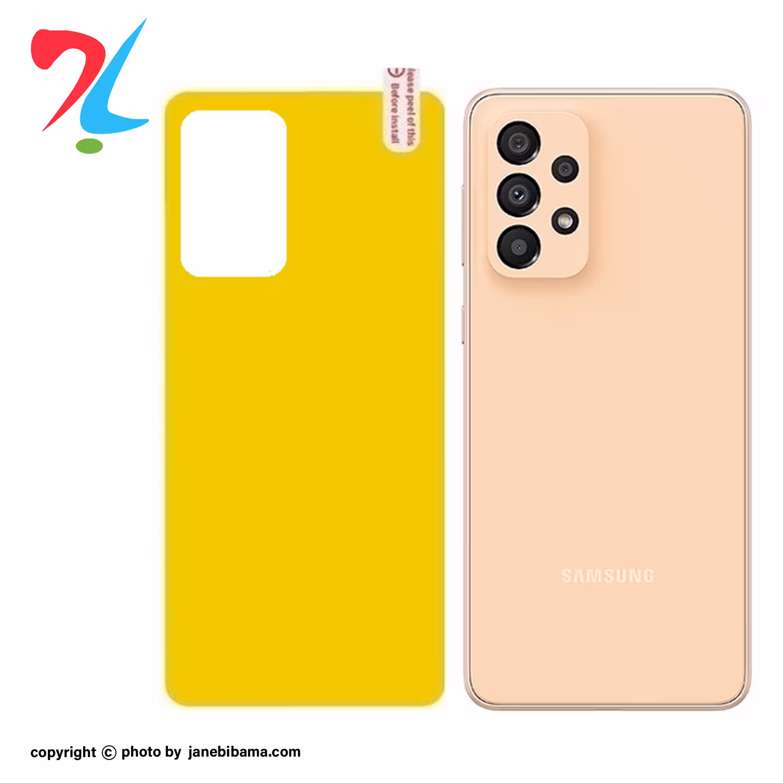 برچسب محافظ پشت گوشی سامسونگ galaxy a33