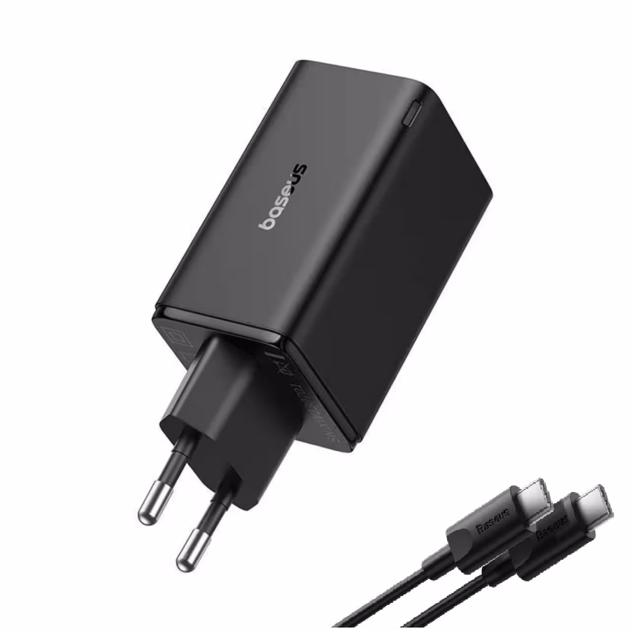 شارژر دیواری 65 وات بیسوس مدل GAN6 PRO 65W به همراه کابل USB-C - کالاوما