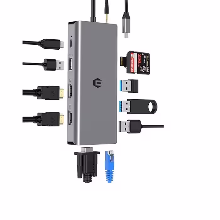 هاب USB-C دوازده کاره Qhou