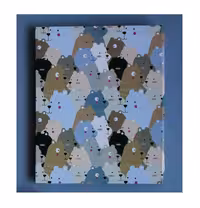 دفترکلاسوری 26حلقه 100برگ قفل فلزجلدسخت برگ سری راندو