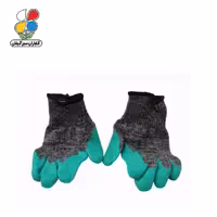 دستکش باغبانی سبز ( بسته 12 عددی )