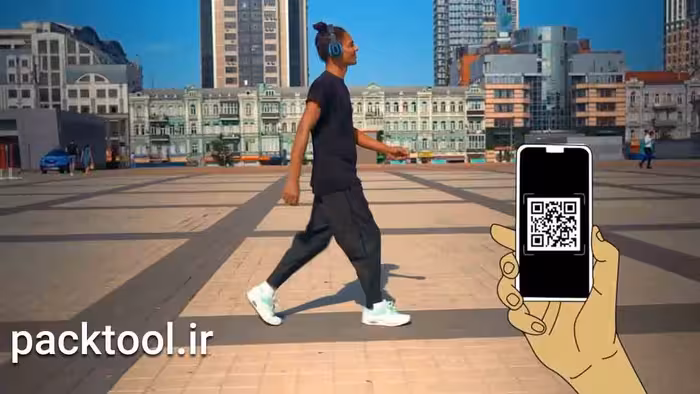 دانلود پروژه آماده طراحی QRکد افتر افکت Design Qr Code Titles After Effects Templates - پک تول