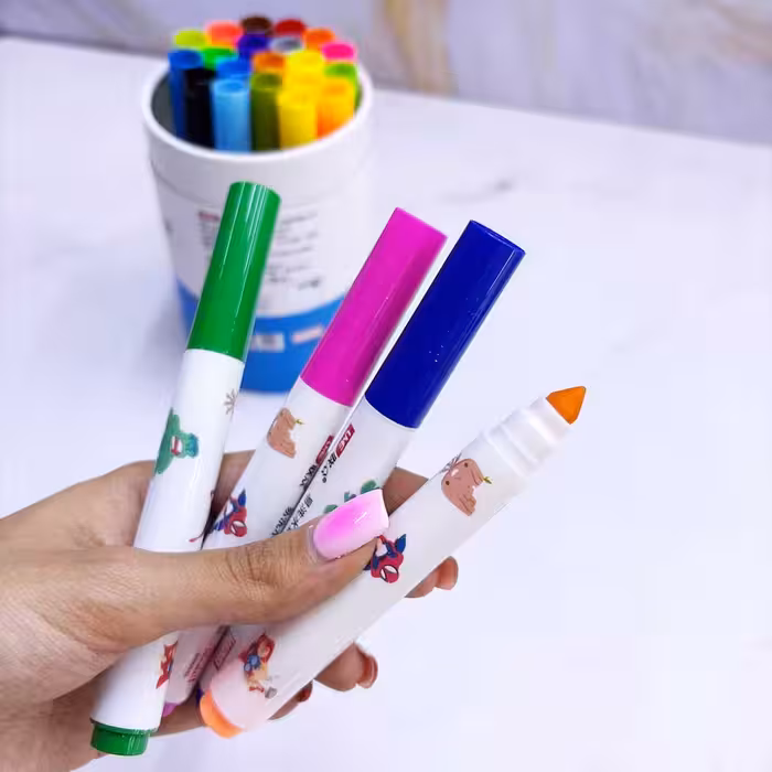 ماژیک رنگی قابل شستشو کاپتان مارول 24 رنگ