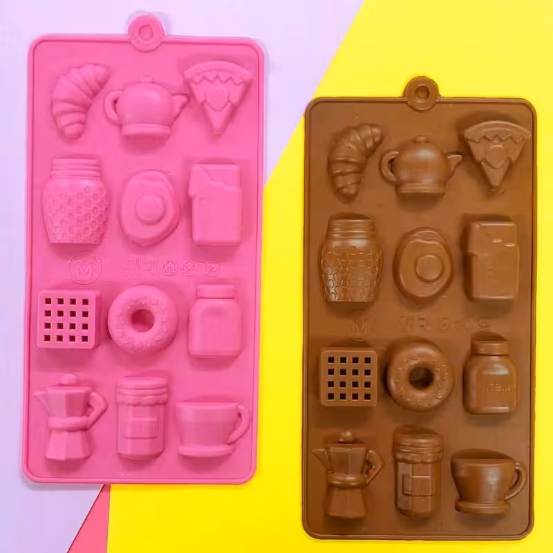 قالب سیلیکونی شکلات (صبحانه)