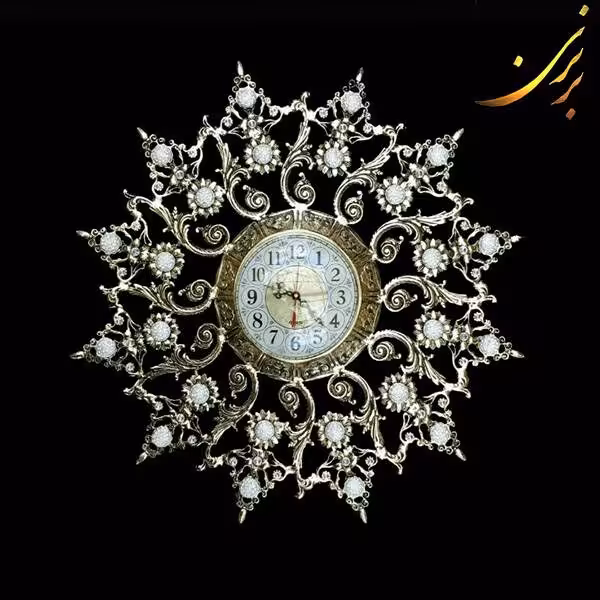 ساعت دیواری برنزی خورشیدی پرکار