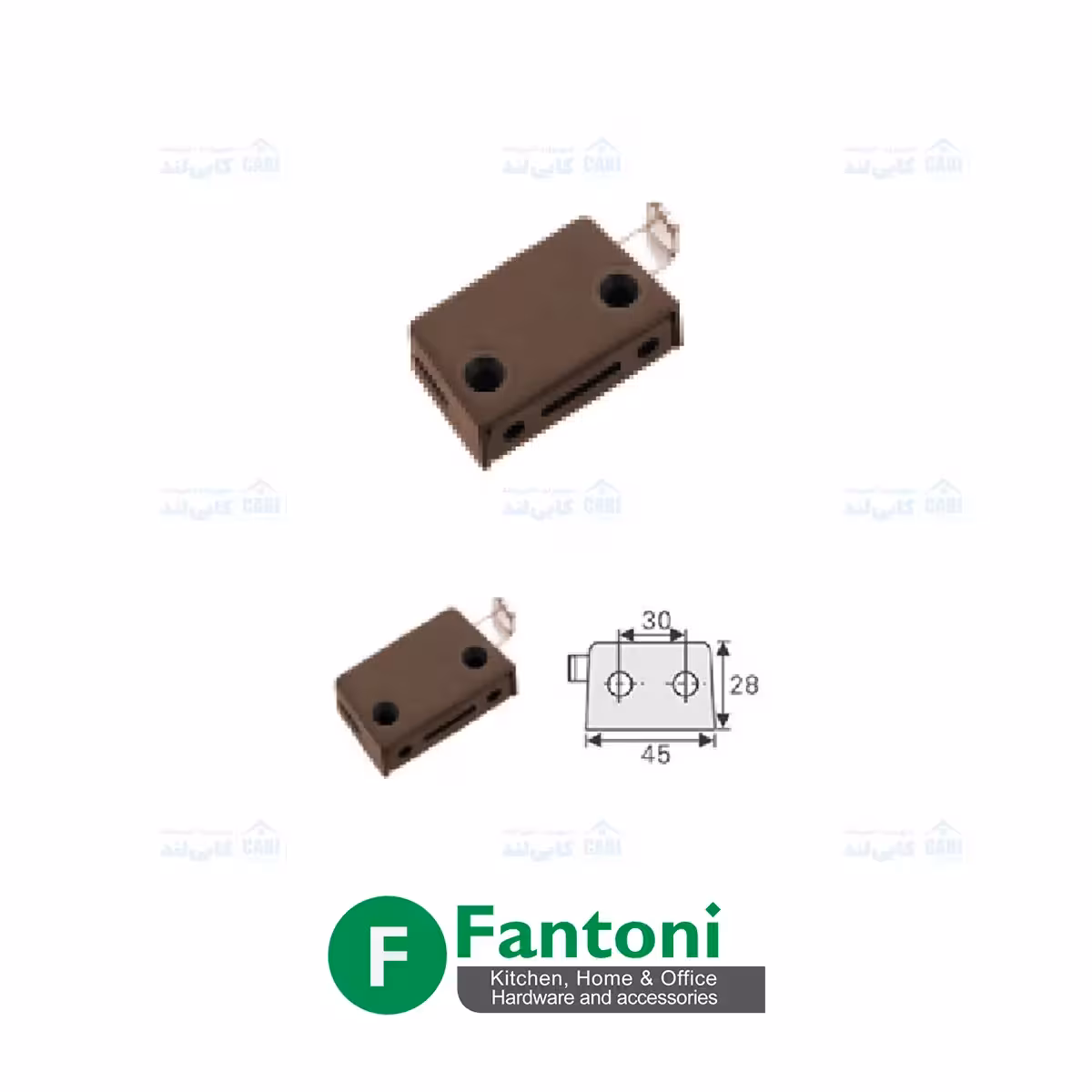 گونیا تخت مدل J6 قهوه ای فانتونی M152