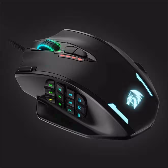 موس گیمینگ ردراگون Redragon M908 Impact RGB 12400dpi