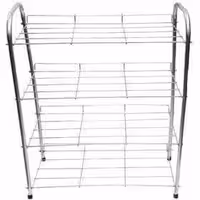 جا کفشی آبکاری 4طبقه نیکتا