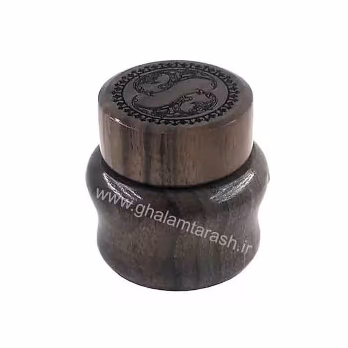 دوات خوشنویسی چوب گردو طرح بته سرکج