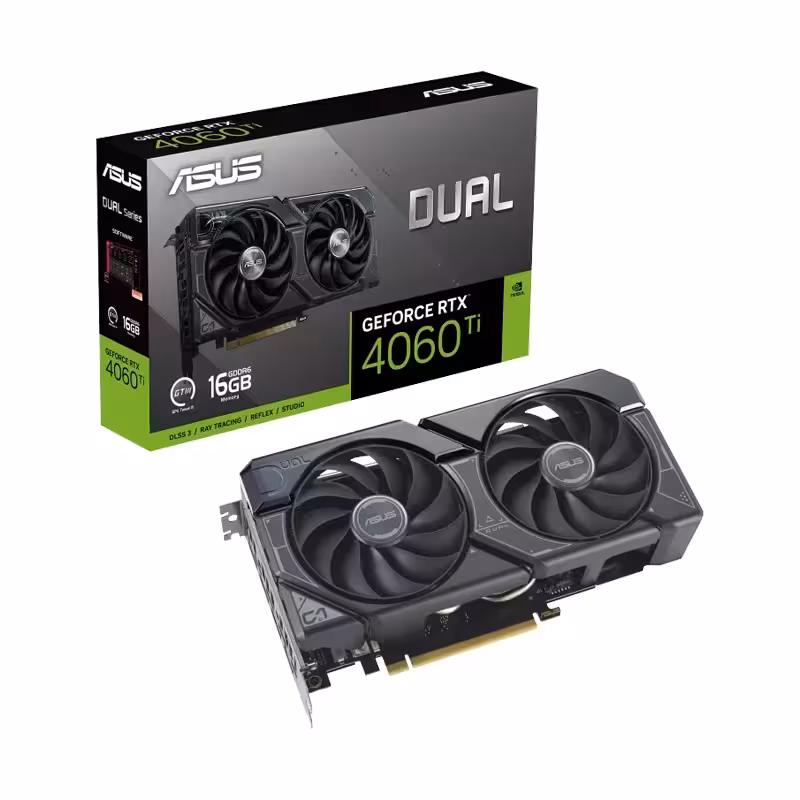 کارت گرافیک ایسوس DUAL GeForce RTX 4060 TI 16GB