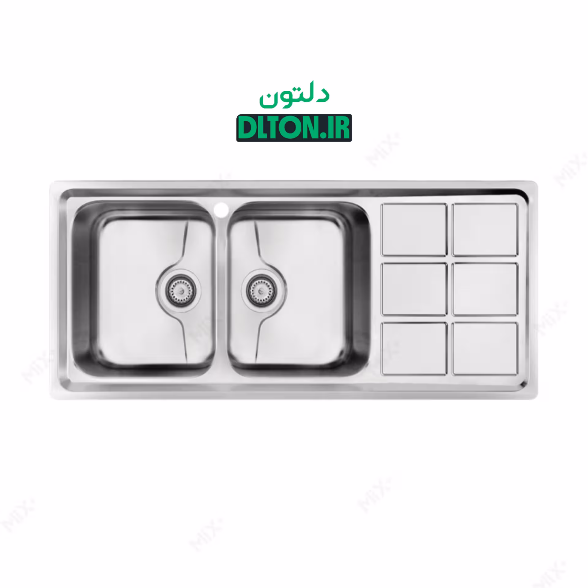 سینک روکار میکس پلاس مدل 8032P