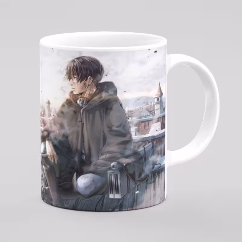 خرید ماگ-لیوان خرید ماگ-لیوان پلاس  انیمه اتک آن تایتان لیوای Attack On Titan Anime Levi
