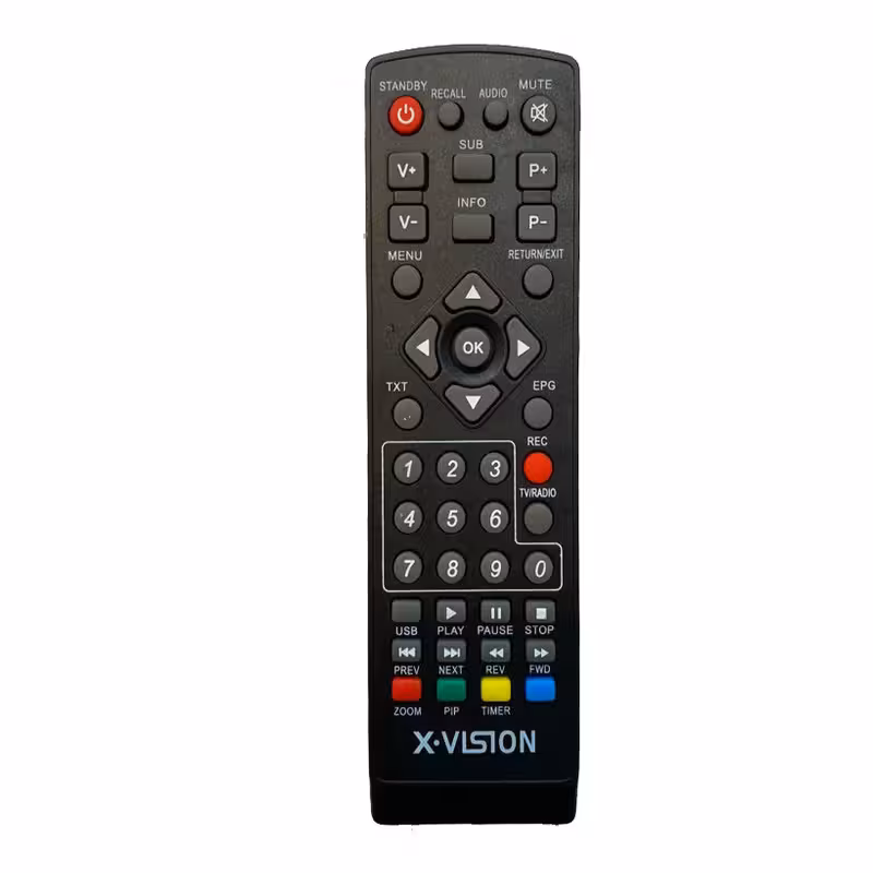 ریموت کنترل گیرنده دیجیتال ایکس ویژن مدل 373