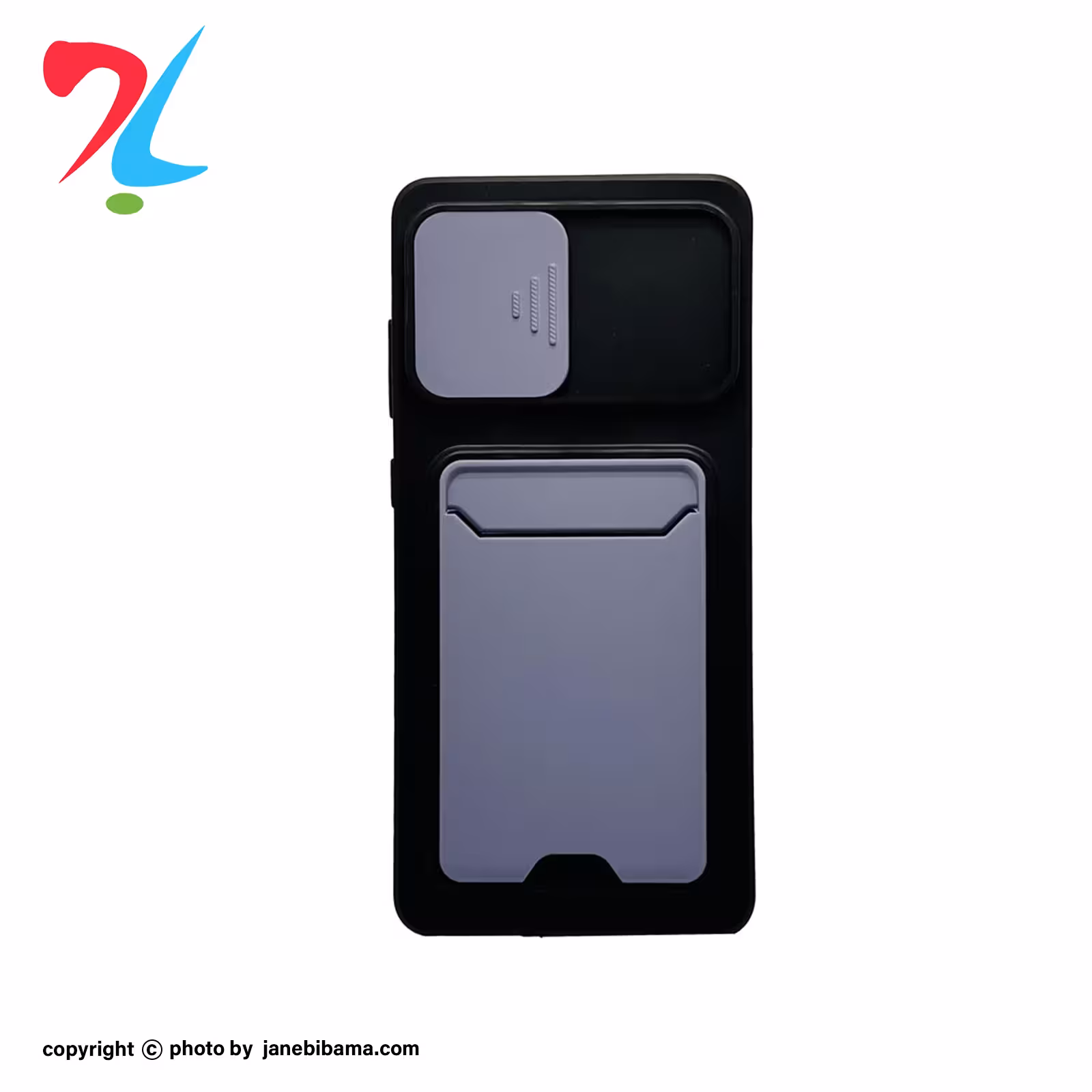 کاور مدل جا کارتی دار مناسب برای گوشی موبایل سامسونگ GALAXY A03 core - رنگ فیلی