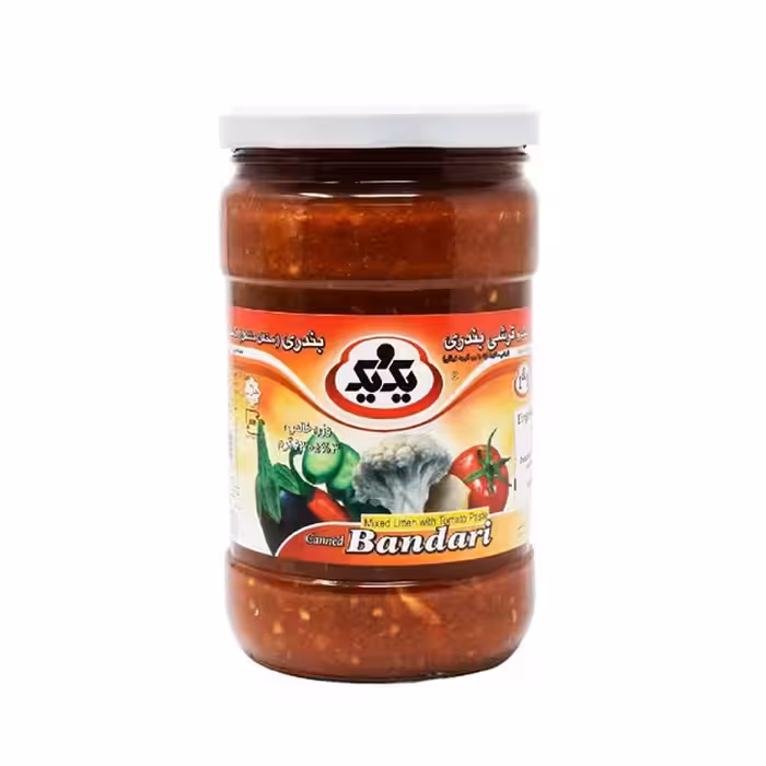 ترشی بندری یک و یک 640 گرمی