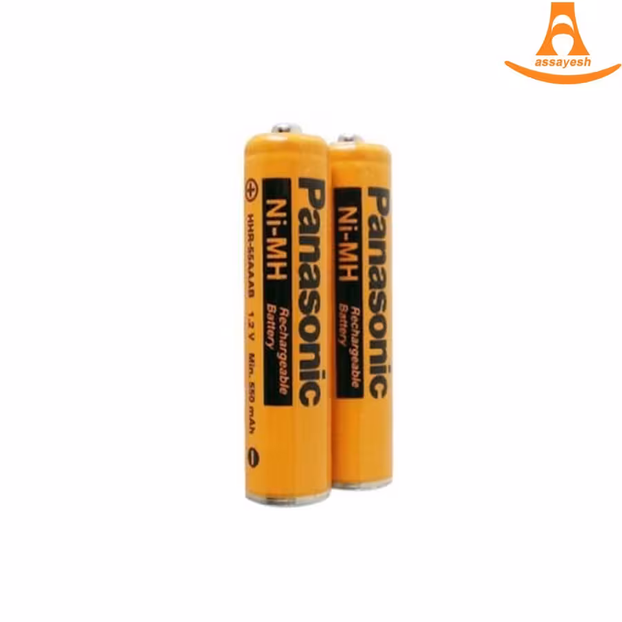 باتری نیم قلمی اورجینال تلفن بی سیم پاناسونیک مدل HHR-55AAAB