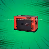 موتور برق 11 کیلووات تکفاز و سه فاز کوپ دیزلی سایلنت کانوپی دار مدل KOOP-KDF16000Q-3D | ژنراتور برق 11000 وات سه فاز و 11000 وات تک فاز | گاردریل