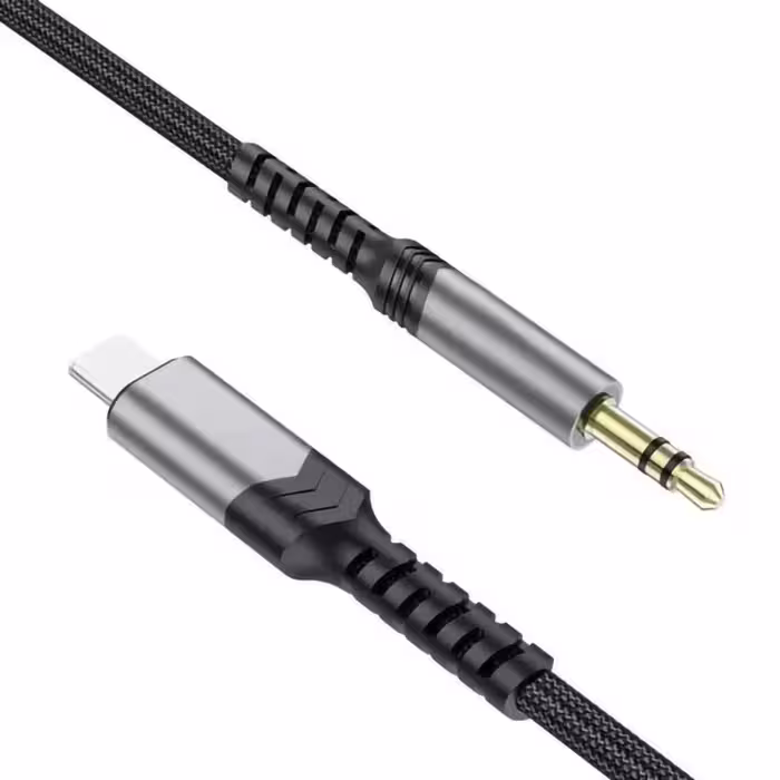 کابل تبدیل Type-C به AUX اسکای دلفین SR29 طول 1 متر