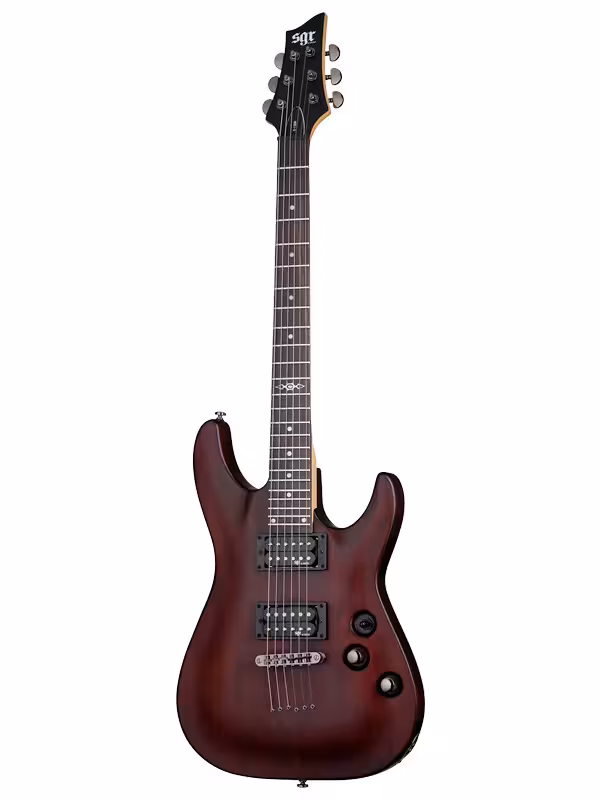 Schecter C-1 SGR Walnut Satin