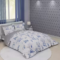 سرویس لحاف روتختی ترکسان کد D233 دو نفره 6 تکه