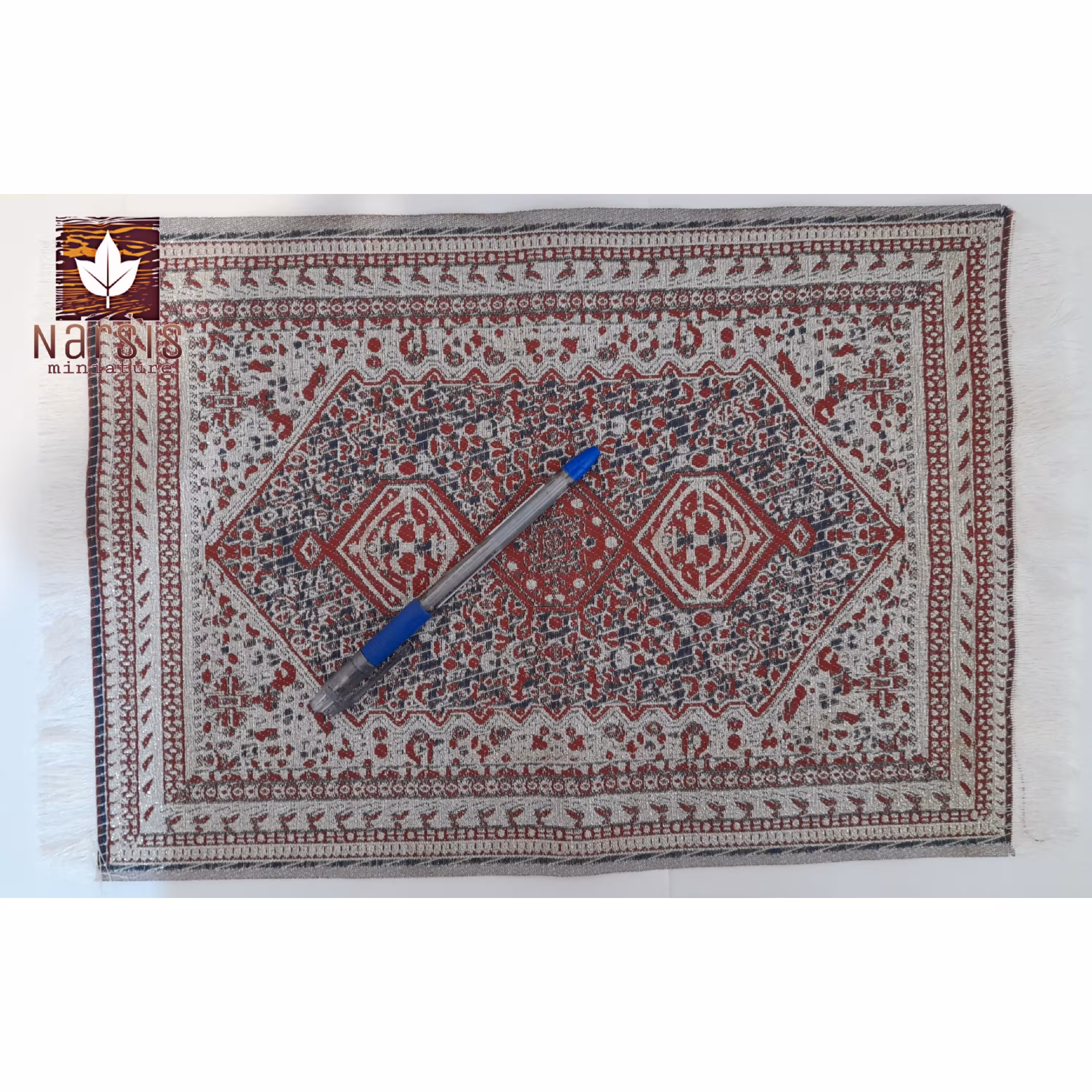 قالیچه ی سایز بزرگ مینیاتوری مناسب تو سینی سایز بزرگ