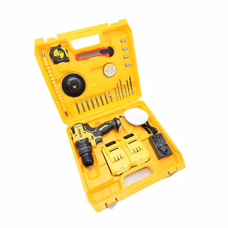 دریل چکشی صنعتی مدل براشلس کد 2 مجموعه 28 عددی | کالا مکس