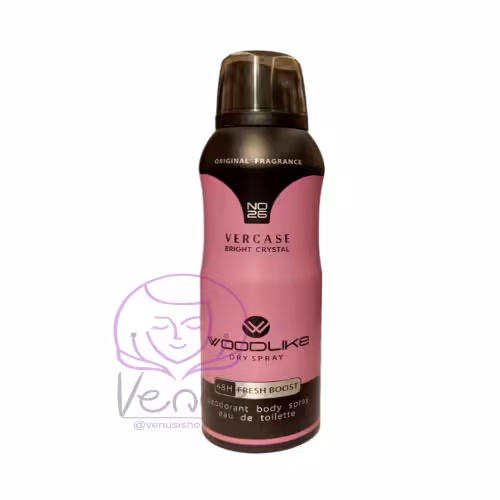 اسپری زنانه مدل ورساچه برایت کریستال VERCASE BRIGHT CRYSTAL وودلایک