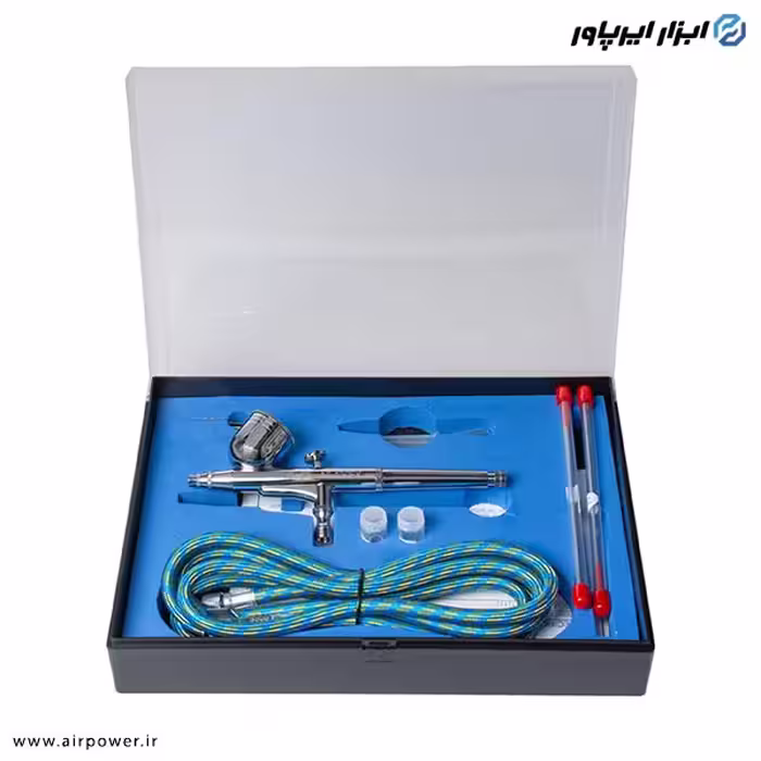 کیت ایربراش APT کاسه رو با لوازم مدل AT-130EK